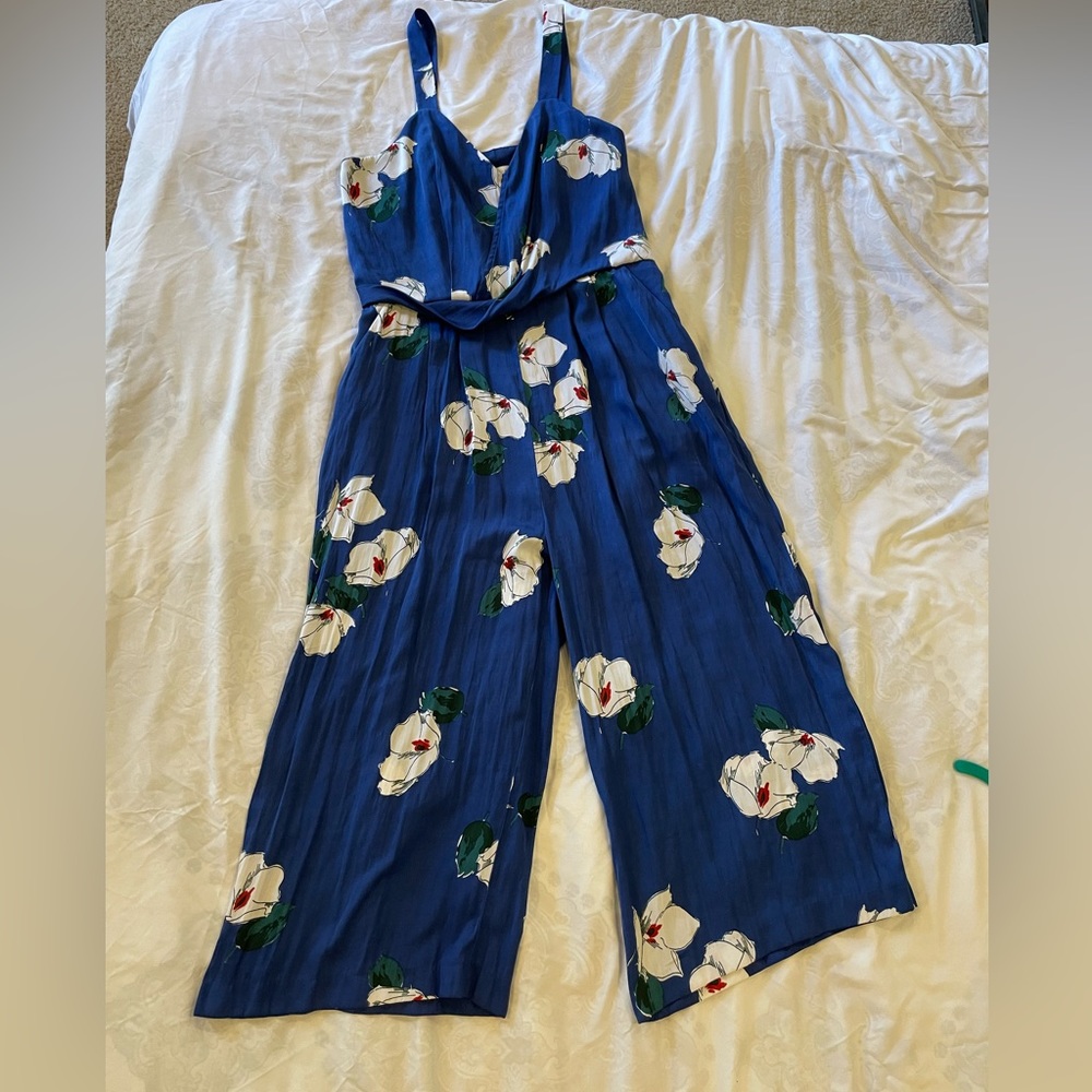 A new day small blue floral jumpsuit